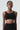 U-shaped back with wide shoulder straps Sports bra