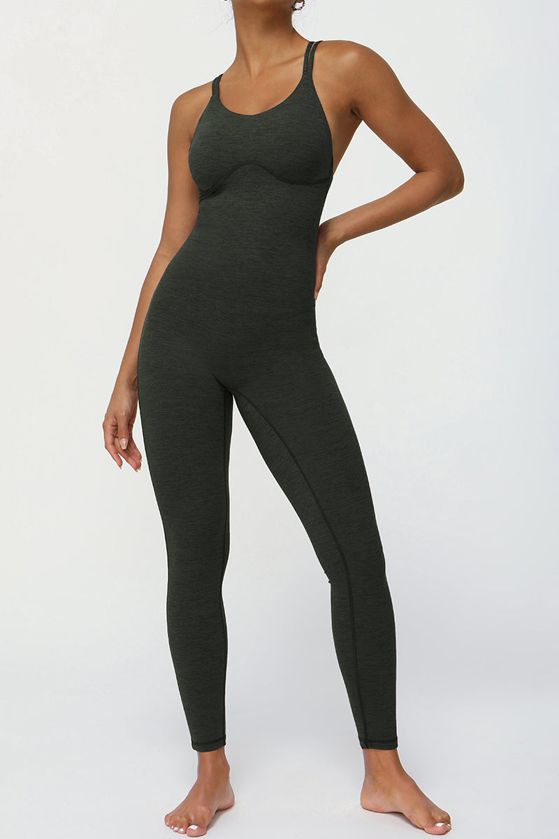 Women'S Sports Cross-Back Jumpsuit