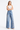 Women's High Waist Side Studded Wide Leg Jeans