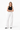 Women's Fall 100% Cotton Pure White Wide Leg Jeans