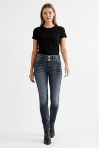 Women's Wash High Waist Stretch Skinny Jeans