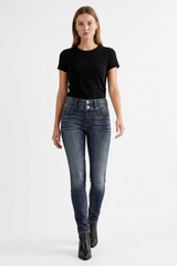 Women's Wash High Waist Stretch Skinny Jeans