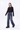 Women's High Waist Wash Wide Leg Jeans