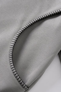 Men/Women High-Street Fleece-Lined Double-Zip Lock-Stitch Hoodie
