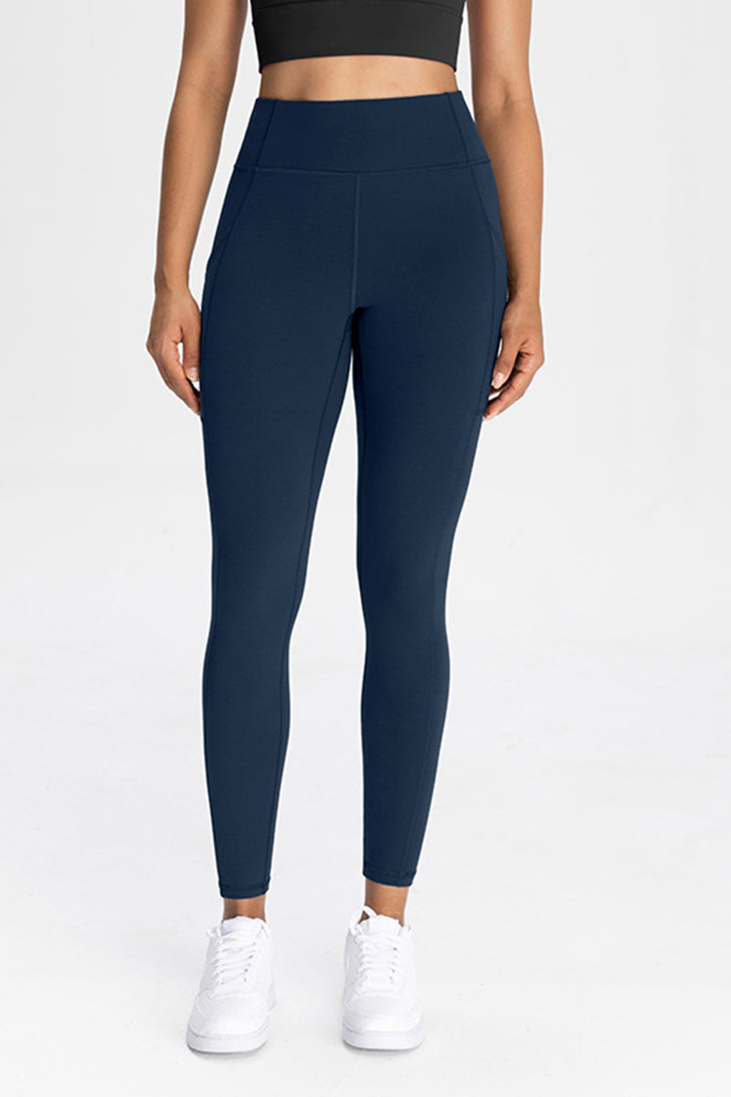 Women Pocket High-Waisted Naked Feel Quick-Dry Yoga Leggings