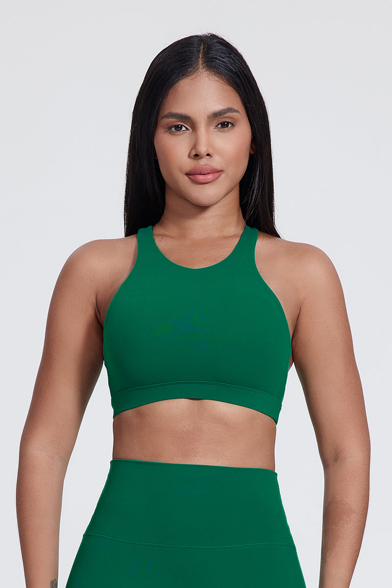Women'S Yoga Backless Cross Stretch Bra Tank Top