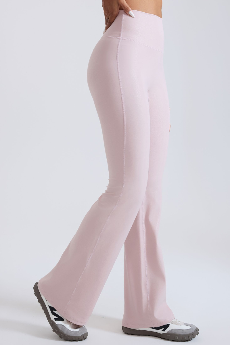 Women’s High-Waist Fitness Flare Pants.