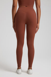 Solid High-Waisted Sports Leggings