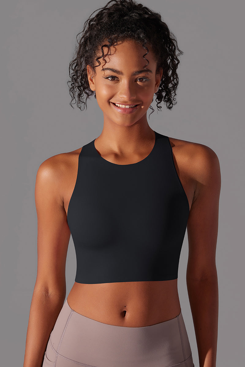 Seamless High Support Back Cutout Bra