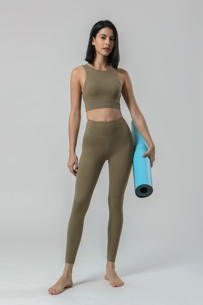 2 Pcs Set Women Yoga Bra +Yoga Leggings