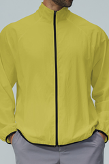 Men's Lightweight Stand Collar Full Zip Sun Protection Jacket