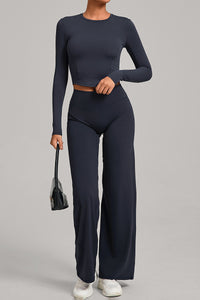 Women Naked Feel Flared Yoga Set