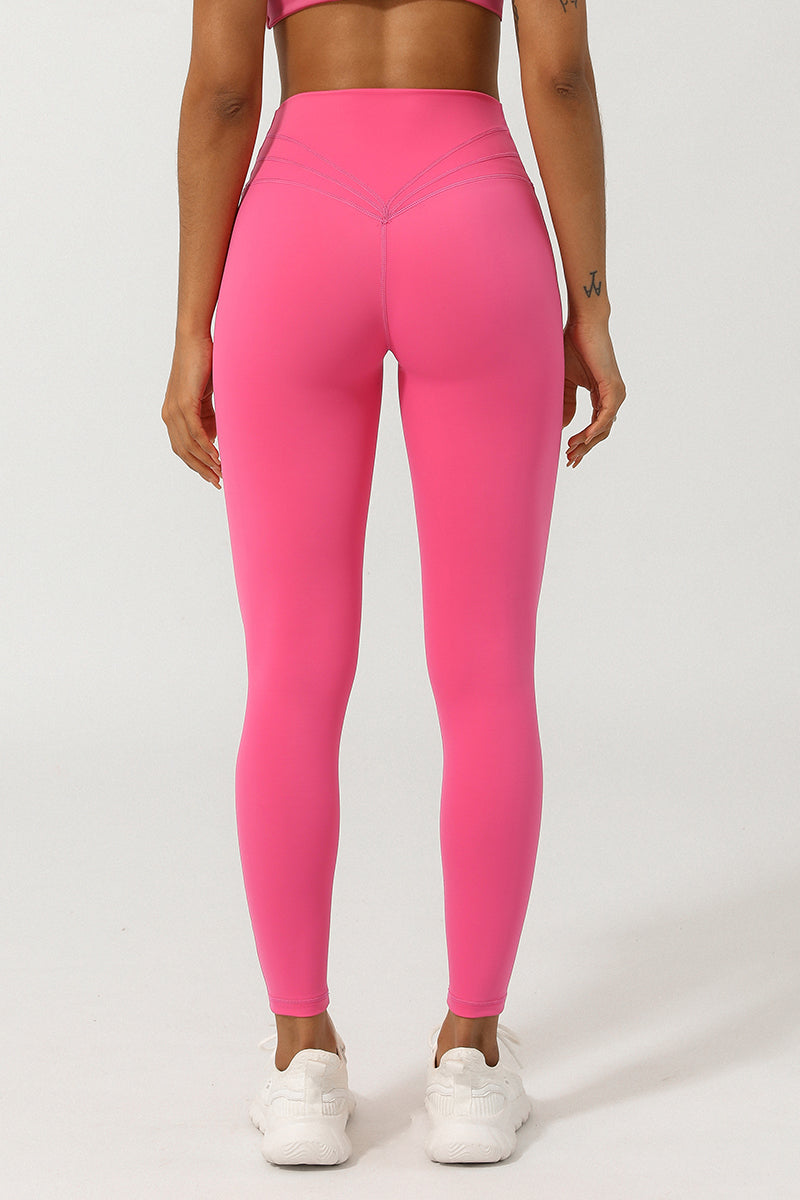 Women V-Cross Waist Butting Lift Yoga Sport Leggigs