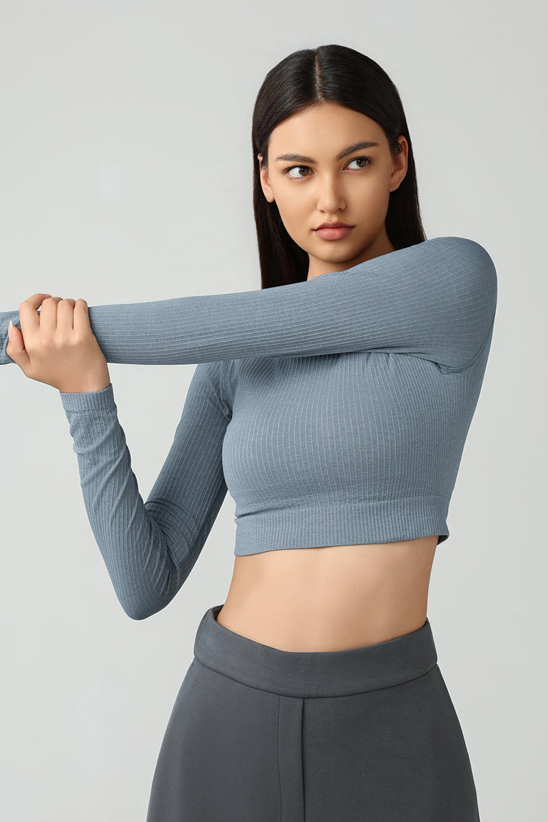 Women'S Sport Longsleeve Crop Top