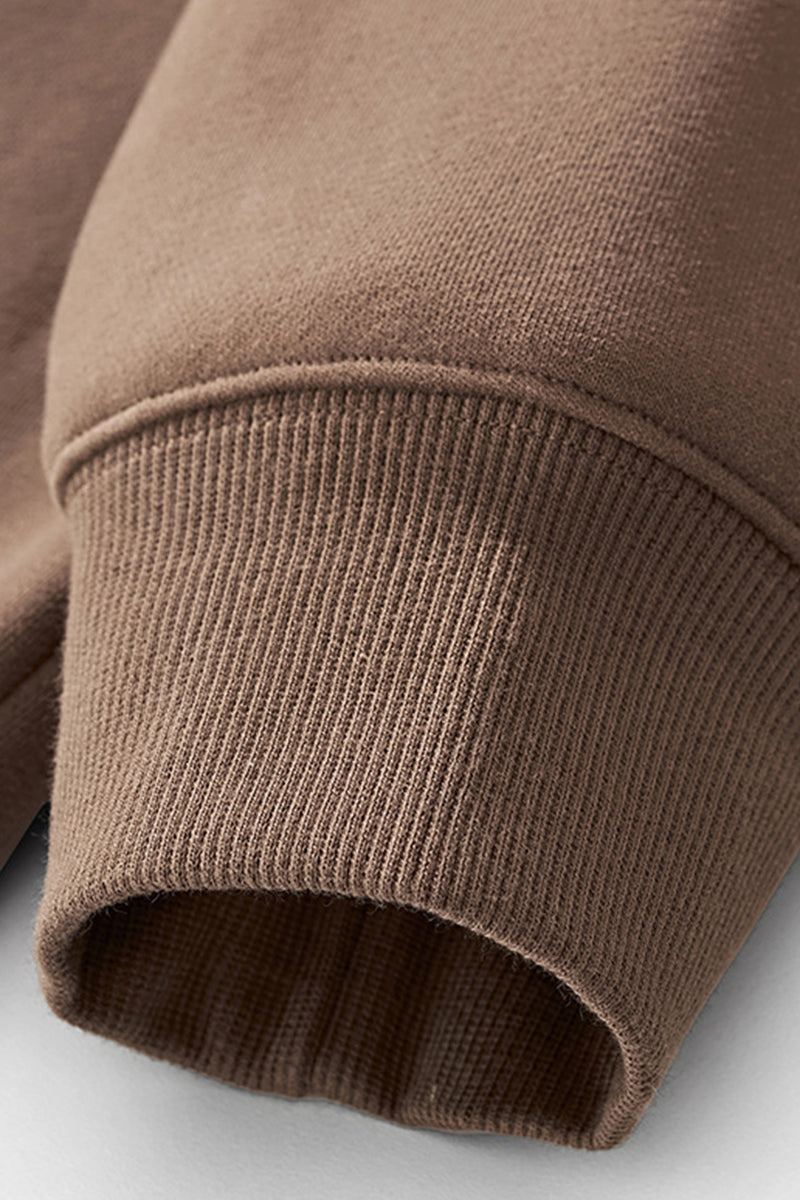 Unisex Warm Solid Color Sweatshirt And Pants