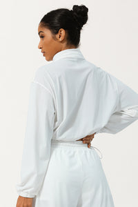 Women'S Half Zip Loose Sports Long Sleeves