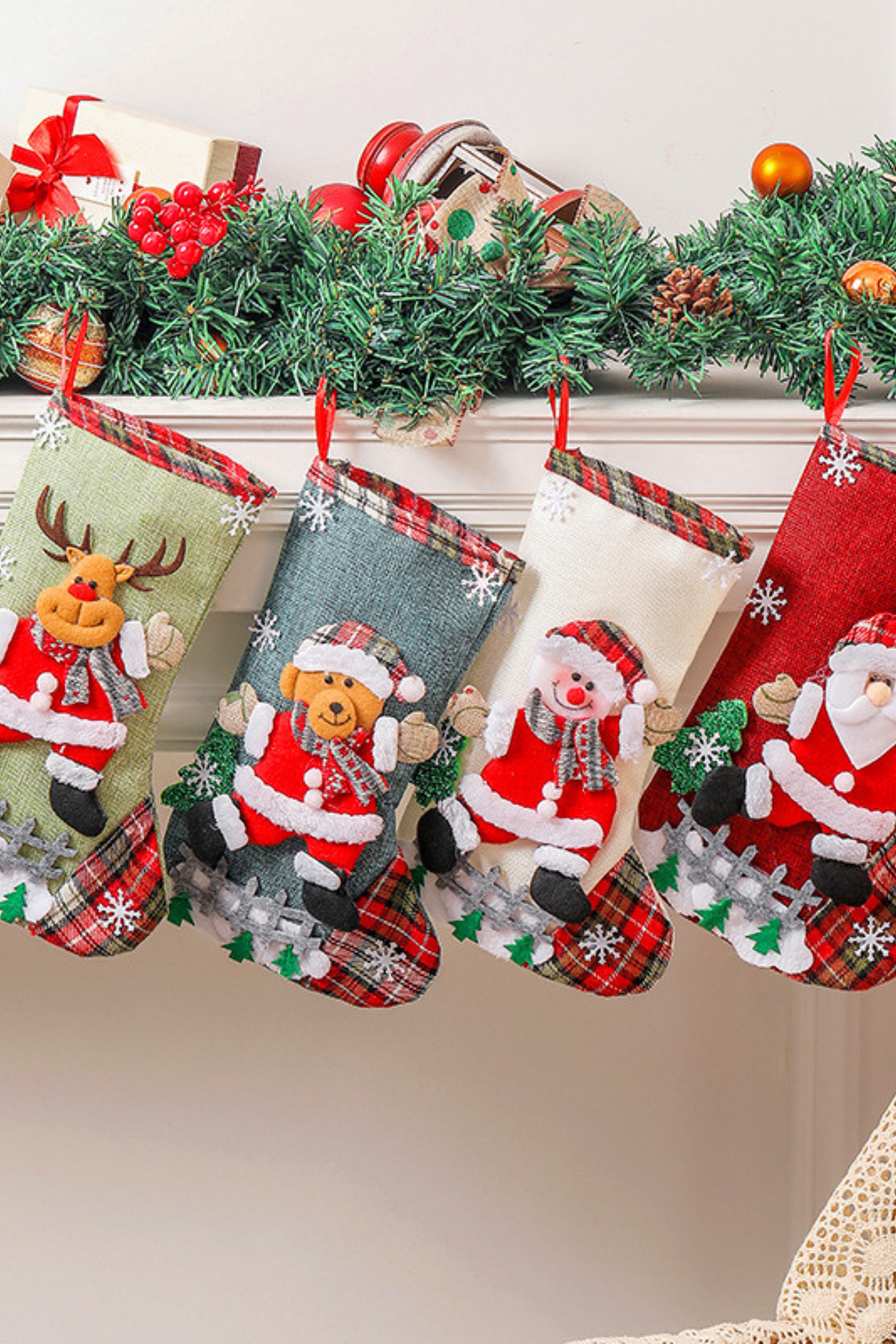 Large Christmas Stocking Decorations Christmas Gift