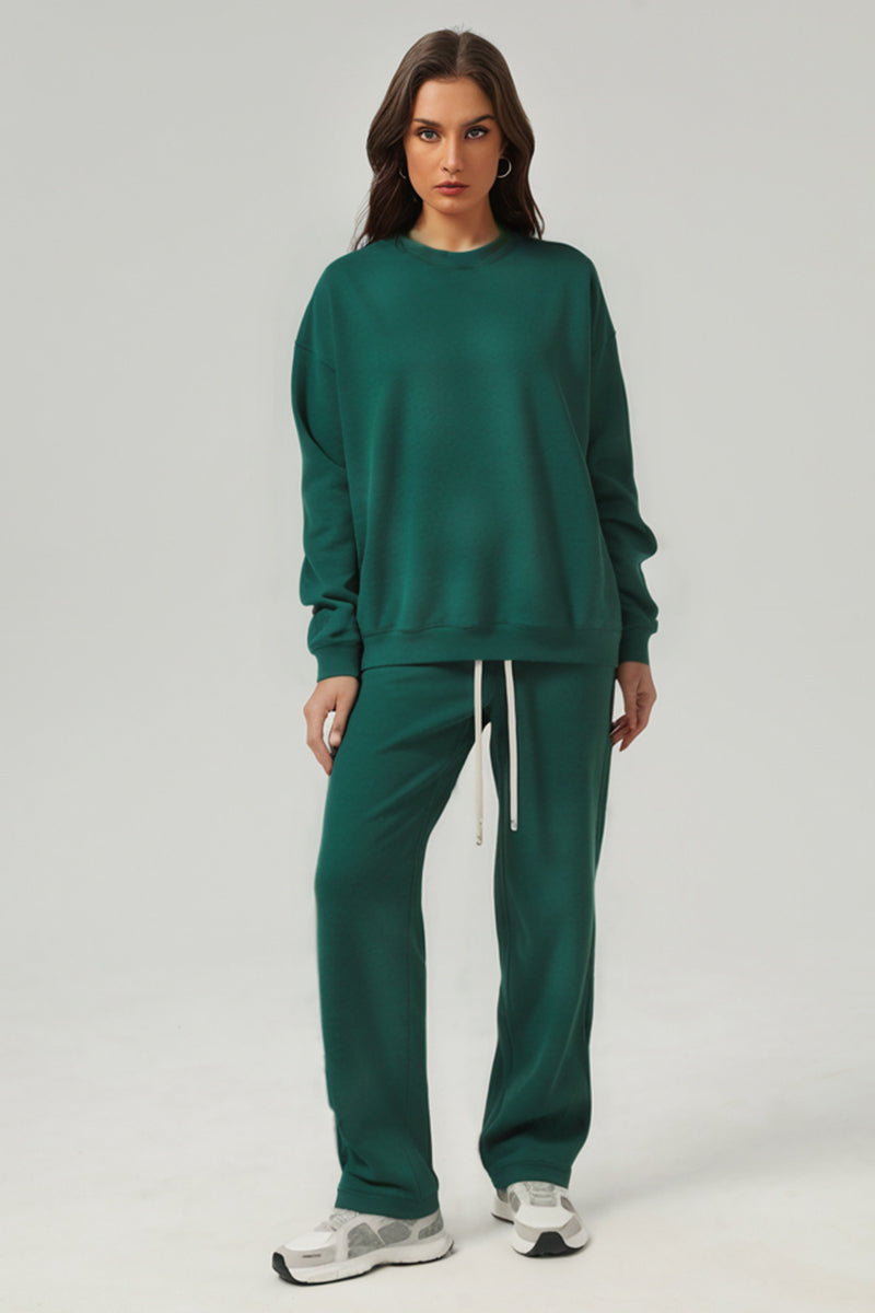 Men/Women Oversize Fleece-Lined Heavyweight Hoodie and pants