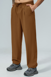 Men's Fall Elastic Waist Drawstring Relaxed Casual Pants