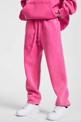 Men's Basic style ankle-cuffed wide-leg pants