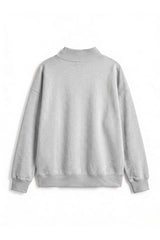 Women's Fall Fleece Mock Neck Sweatshirt with Side Neck Slit