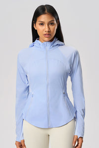 Women Cooling Uv50+ Slim-Fit Convertible Hood Outdoor Sun Protection Jacket