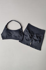 women's   high waisted Hanging sports bra& Leggings suits