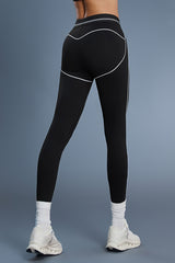 Women Color-Block Sculpting High-Waist Yoga Leggings