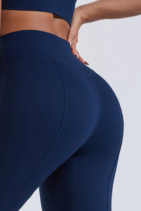 Women Hi-Waist Flared Yoga Leggings