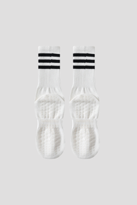 Women's Color Striped Pilates Yoga Tube Socks