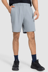 Men Summer Lightweight Quick-Dry Breathable Running Training Fitness Sport Shorts