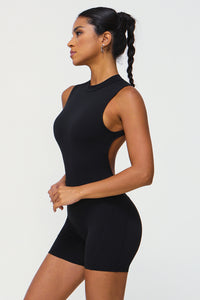Women High Support Backless Sport Jumpsuit