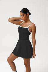 Women Sporty Sleeveless Tennis Slim Fit Dress