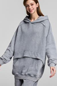 Stir-fried Snowflake Hooded Sweatshirt