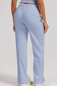 Women's  high-waist drawstring sweatpants