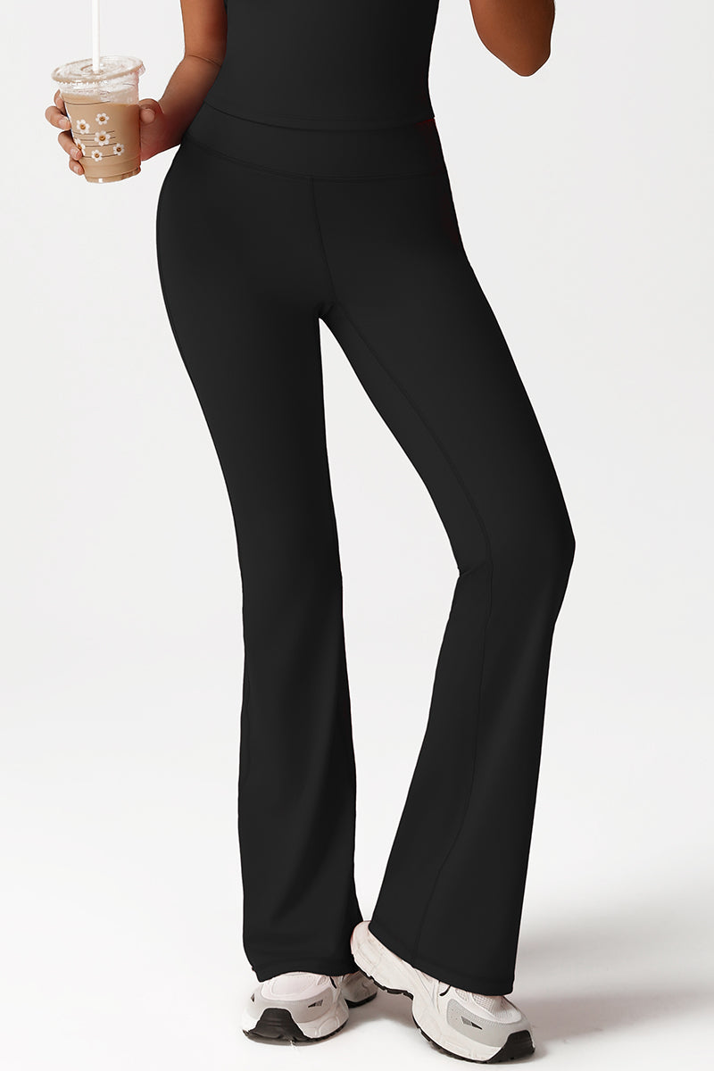 Women High-Waisted Bootcut Butt-Lifting Naked-Feel Yoga Pants