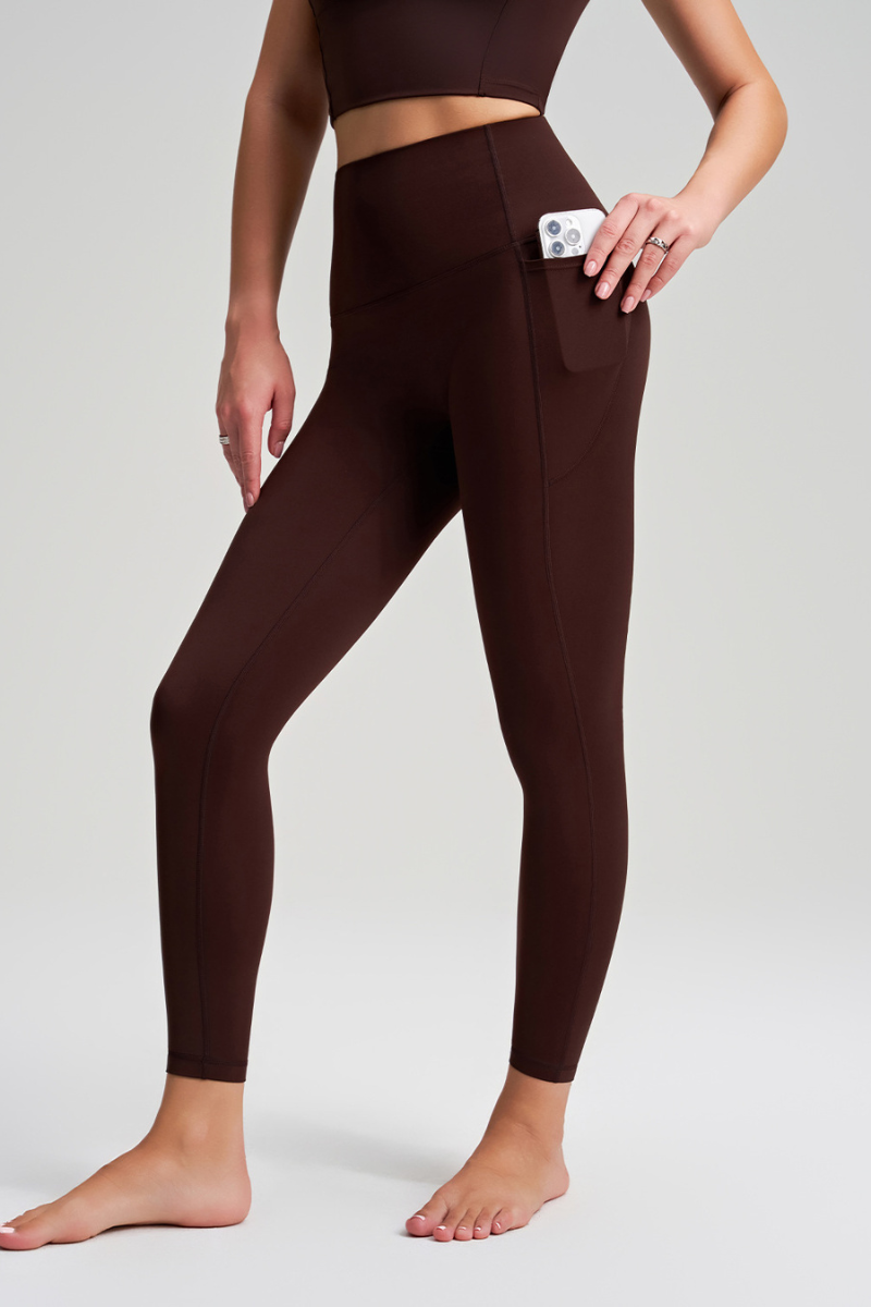 High-waisted, snug-fitting women's pants
