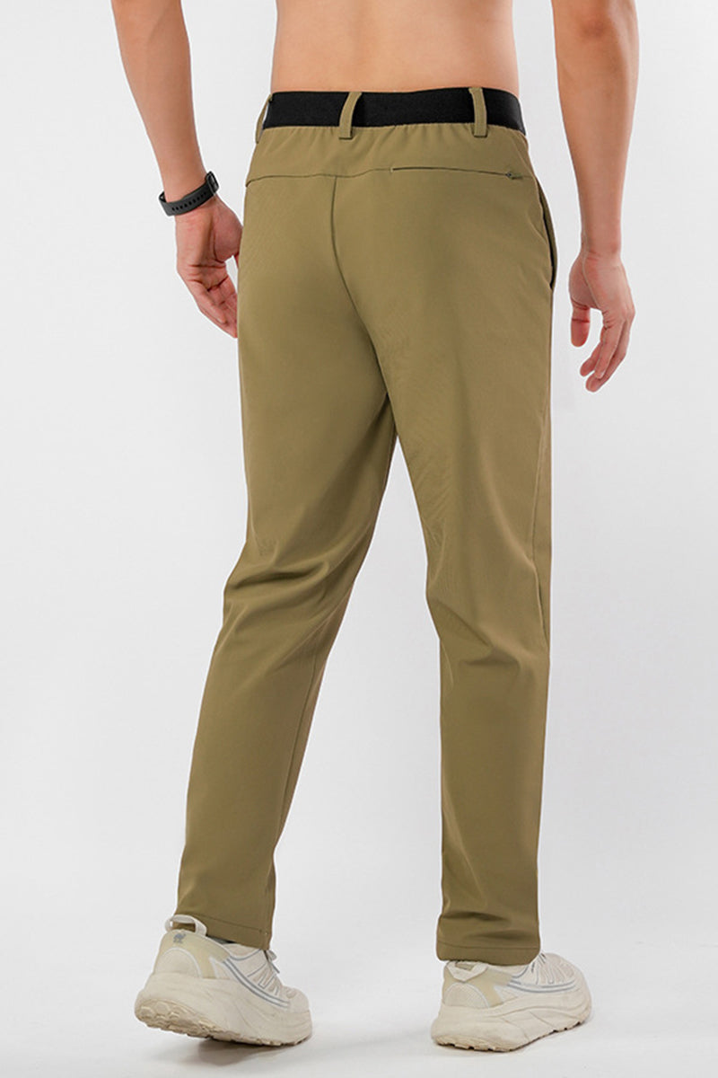 Men High-Stretch Quick-Dry Outdoor Hiking Running Pants