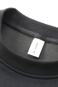 Men Heavyweight Cotton-Blend Crewneck Sweatshirt