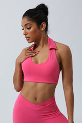 Women'S Lapel Yoga Sports Bra