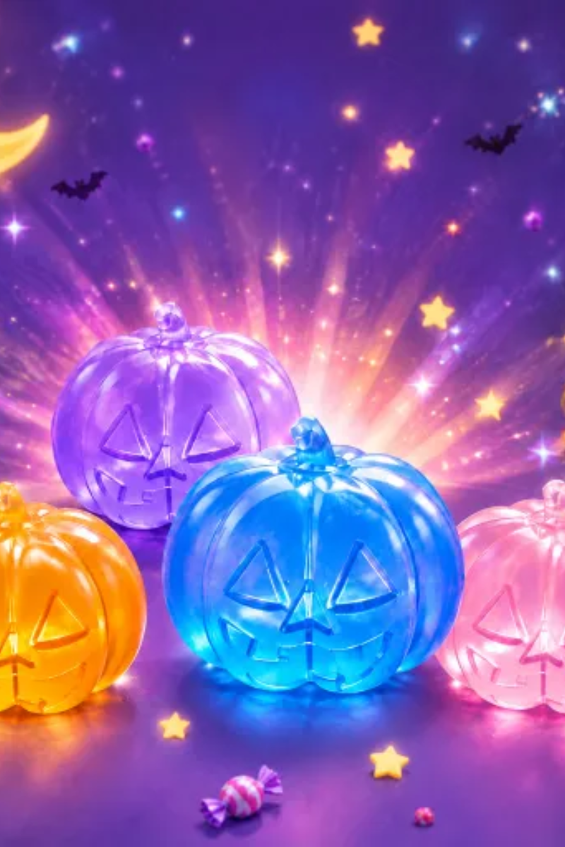 Halloween TPR Pumpkin Transparent Gift Squishy Toy