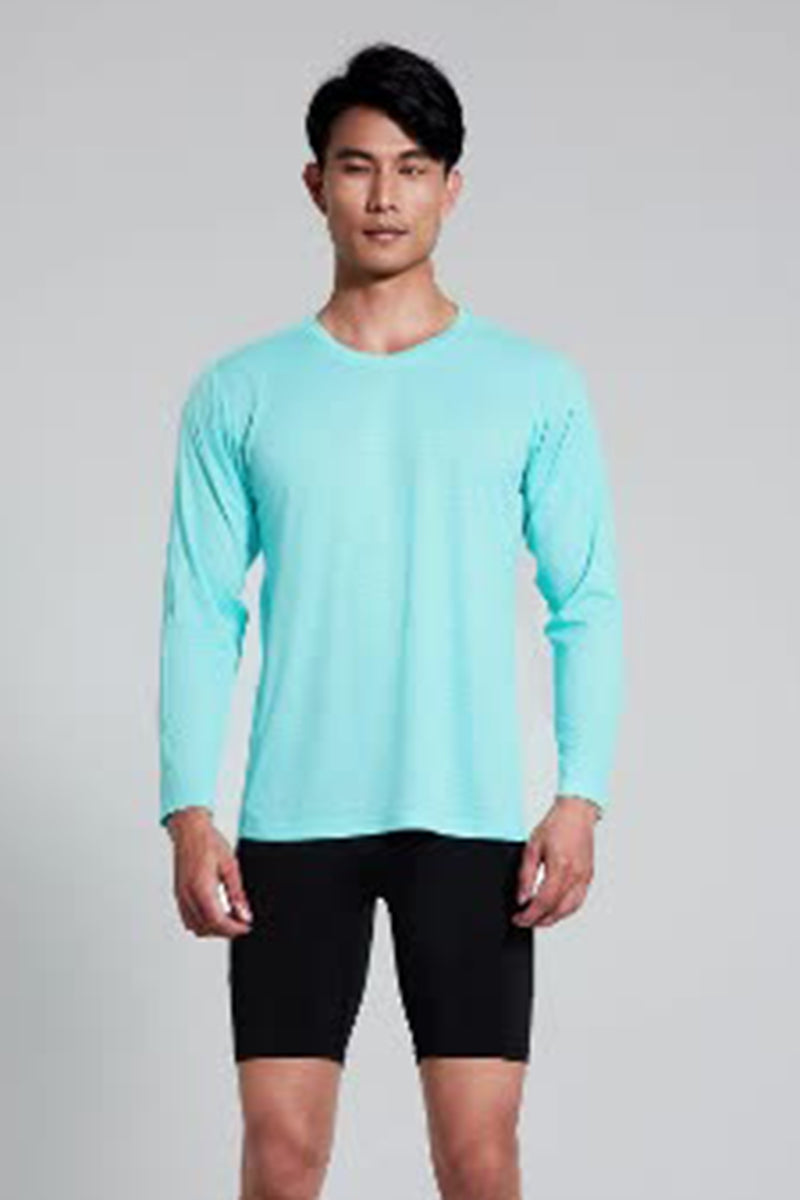 Men Lightweight Quick-Dry Running Long Sleeve Top
