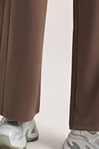 Women Drawstring High-Waist Loose Straight-Leg Workout Pants
