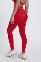 Women'S Bright Crossover High-Waisted Hip Lift Dance Stretch Cropped Pants