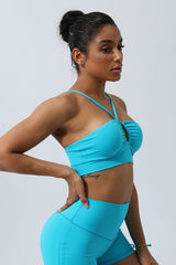 Women'S Hollowed-Out Slim Back Sports Bra