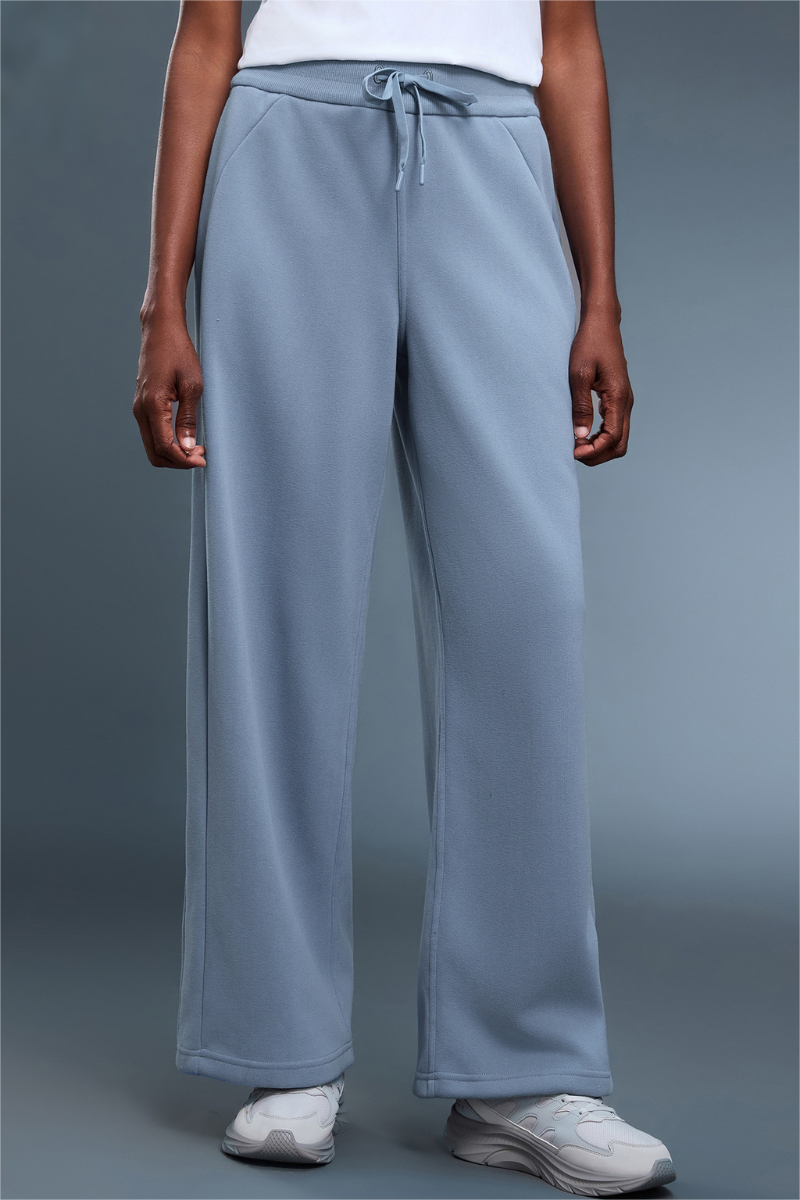 Women's fleece-lined loose casual pants
