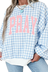 Women's Fall Letter Print Drop Shoulder Oversize Sweatshirt