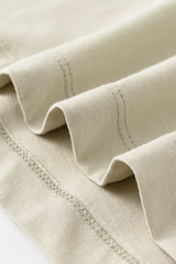 Solid color short sleeves