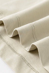 Solid color short sleeves