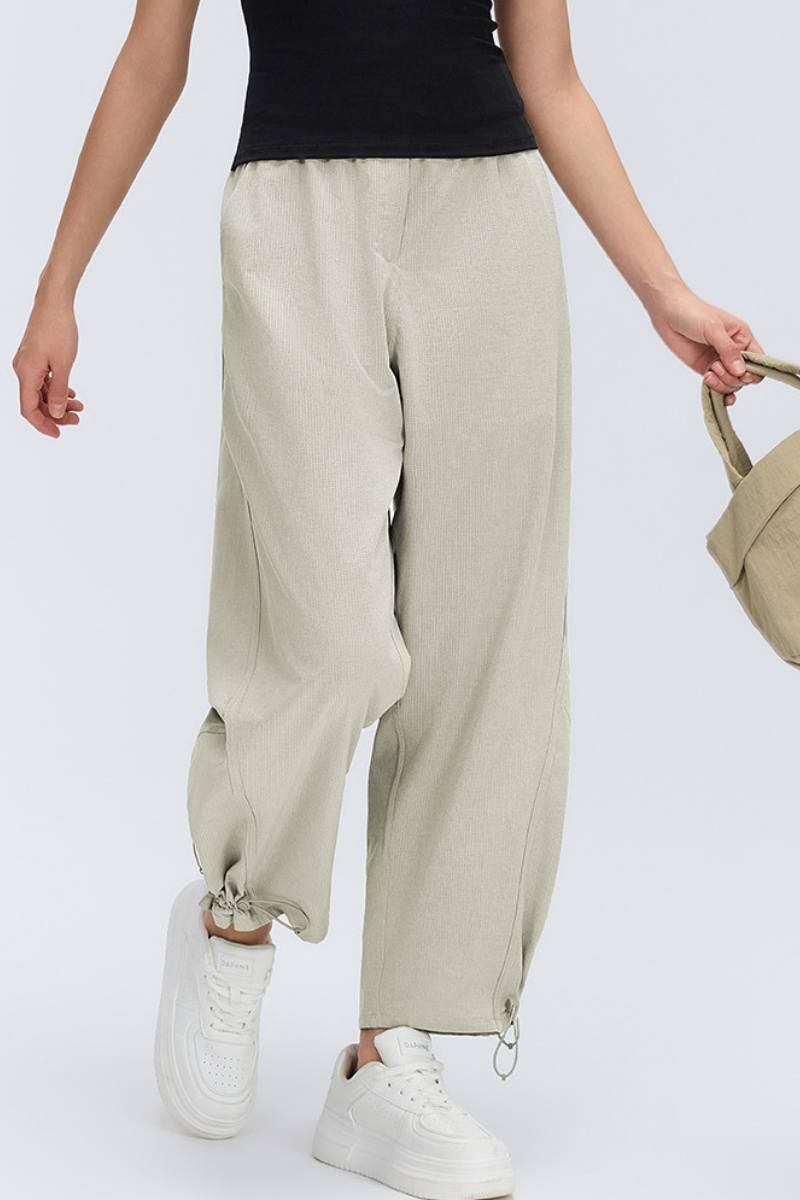 Women's Solid Simple Versatile Drawstring Pants